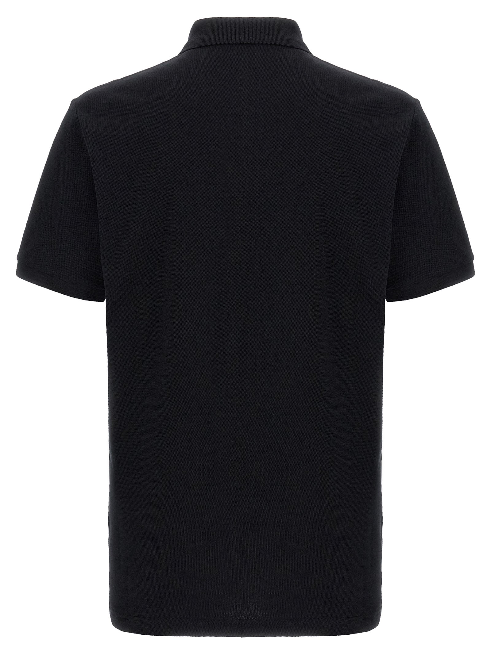 Moschino Black Cotton Polo Shirt