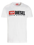 Diesel White Cotton T-Shirt Diesel