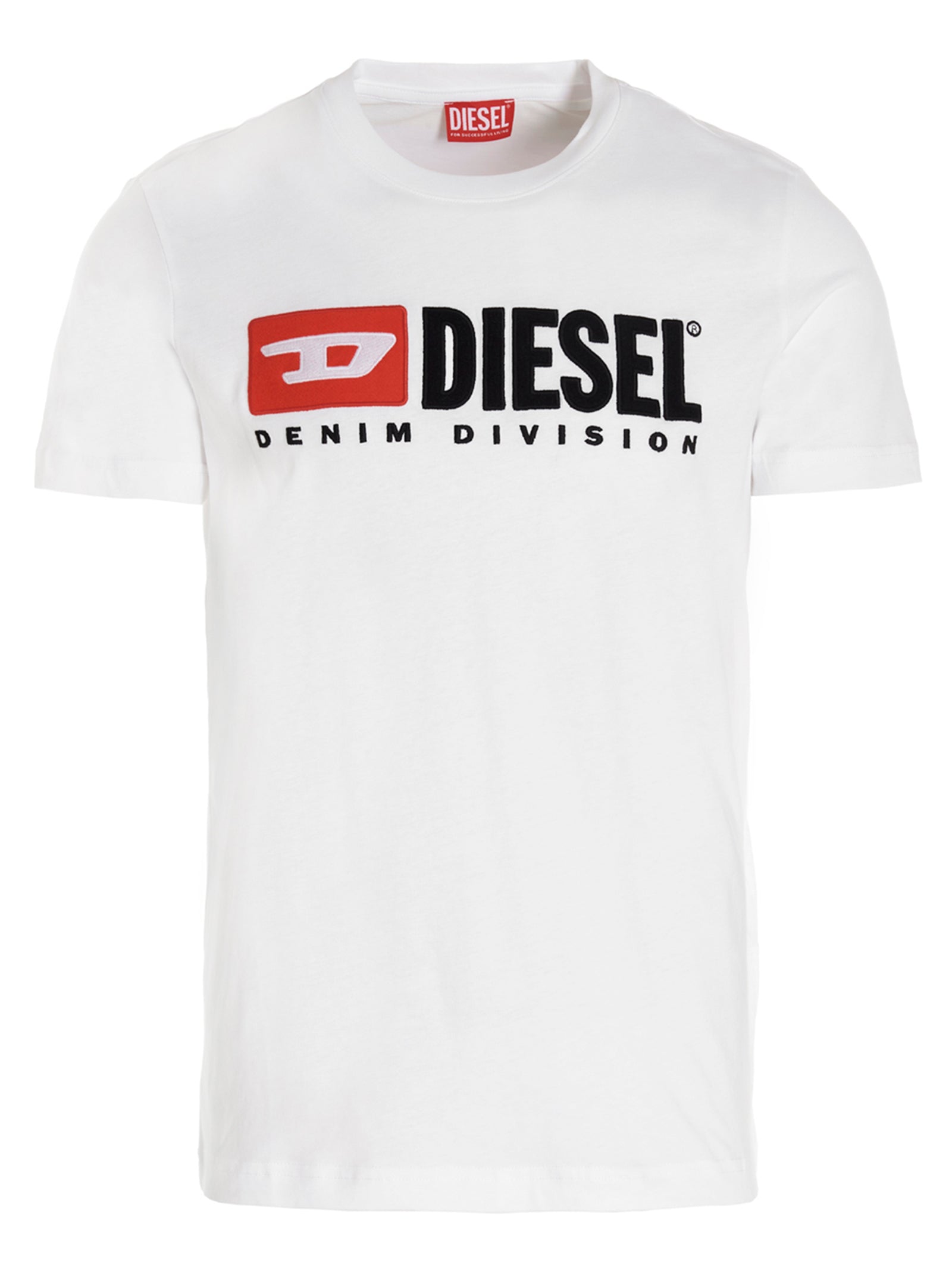 Diesel White Cotton T-Shirt Diesel