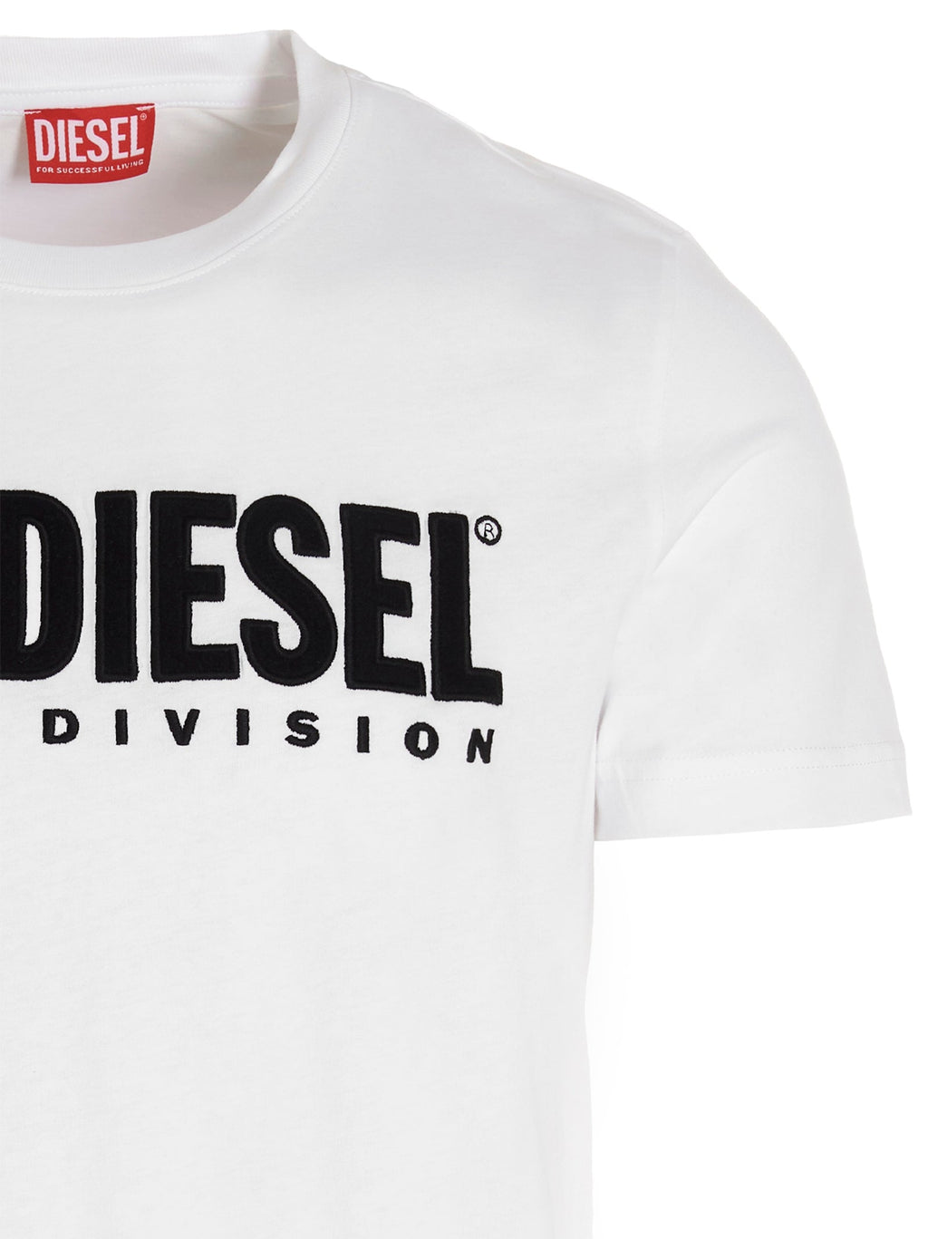 Diesel White Cotton T-Shirt