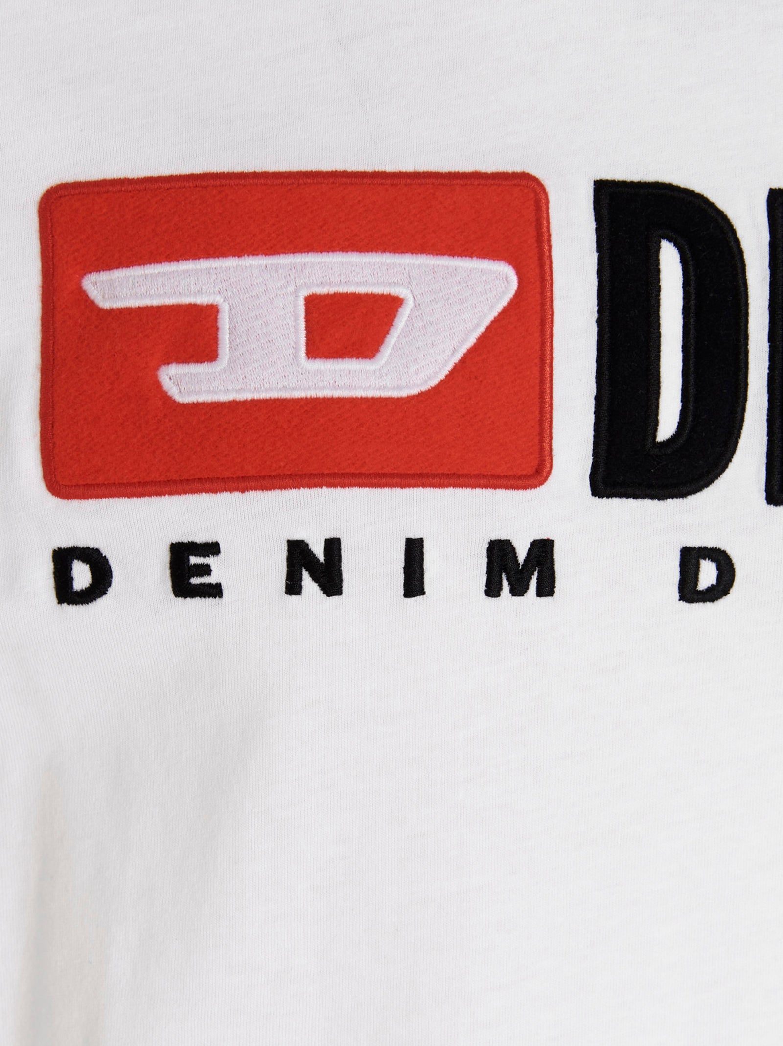 Diesel White Cotton T-Shirt