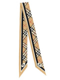 Burberry Beige Satin Foulard Burberry