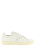 Tom Ford White Leather Low Top Sneakers