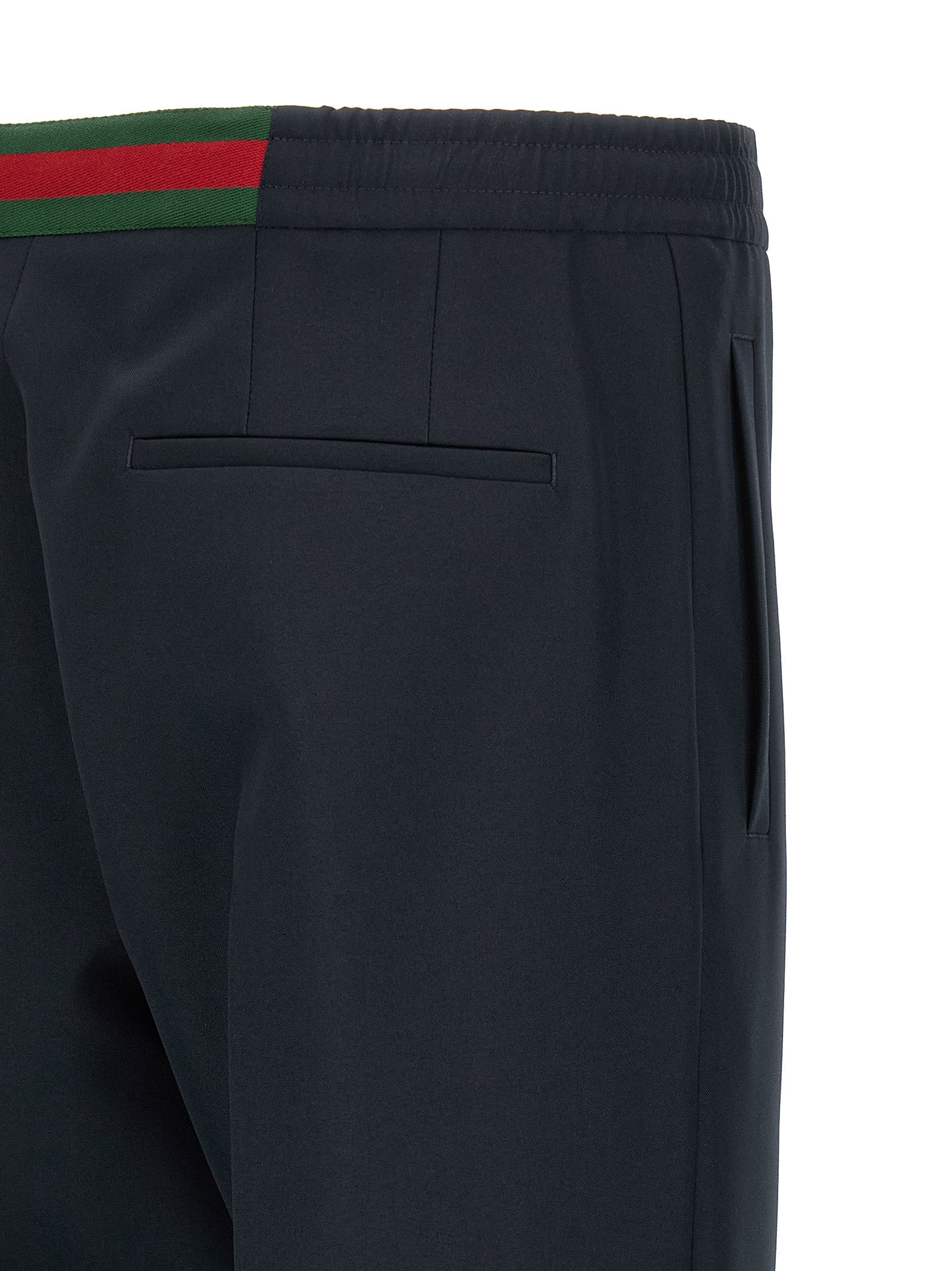 Gucci Blue Polyester Casual Pants Gucci