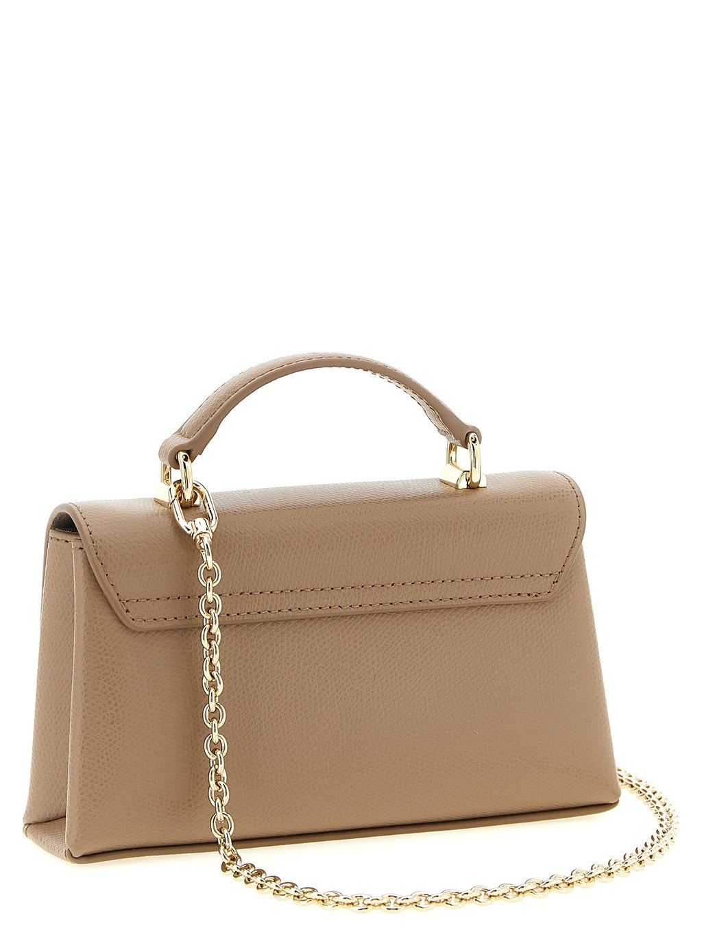 Furla Beige Calfskin Crossbody Bag