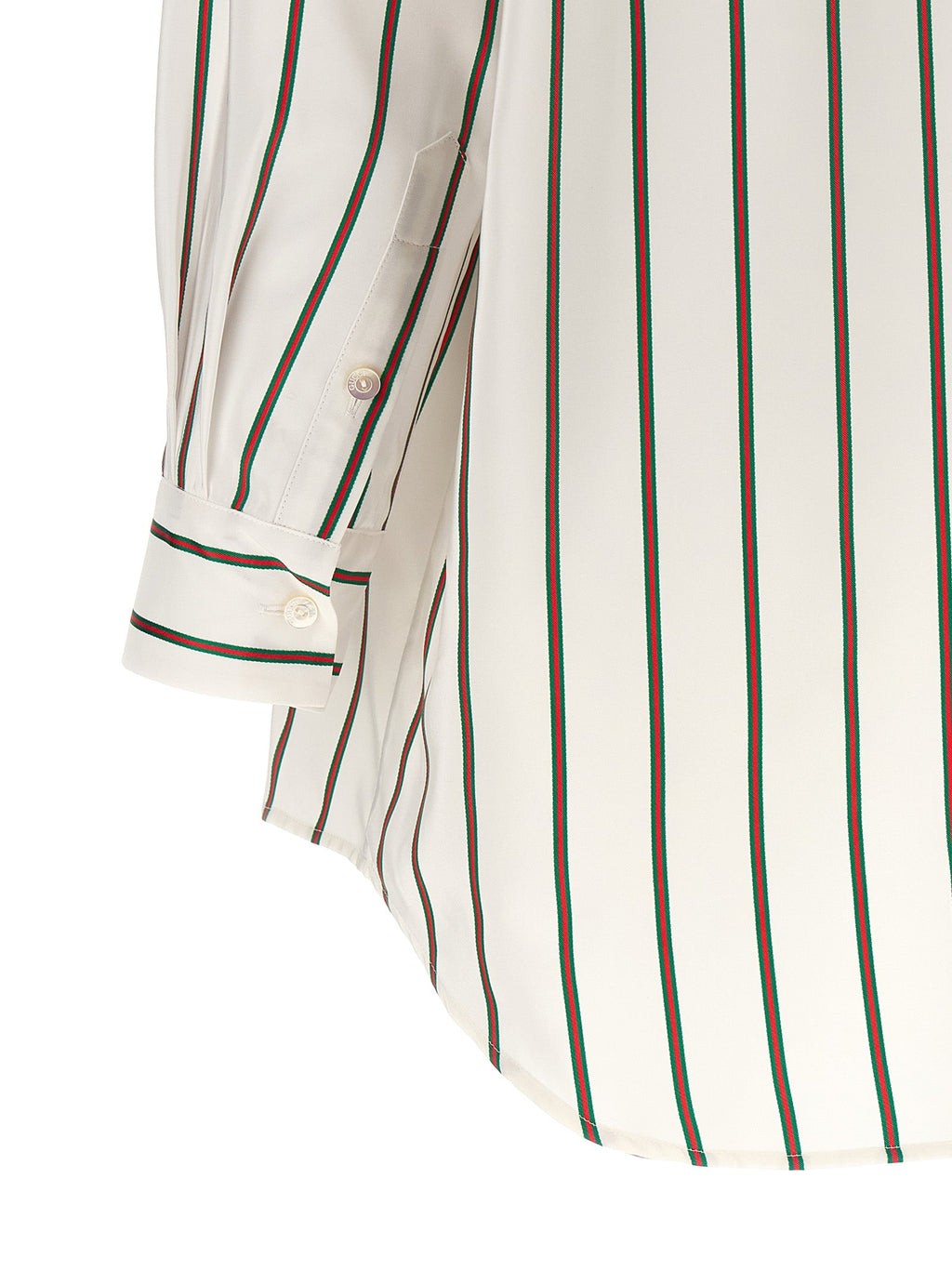 Gucci White Silk Blouse