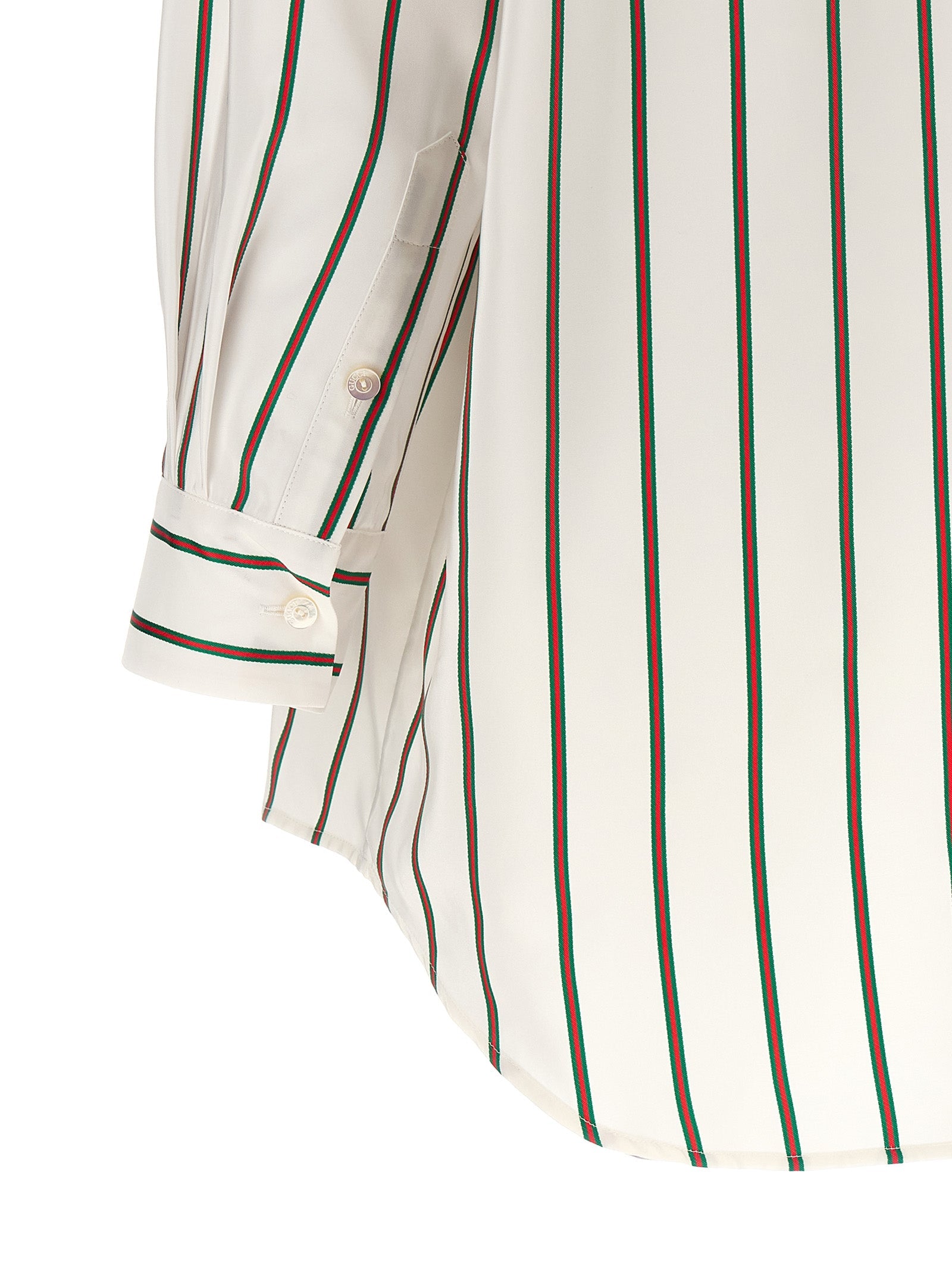 Gucci White Silk Blouse