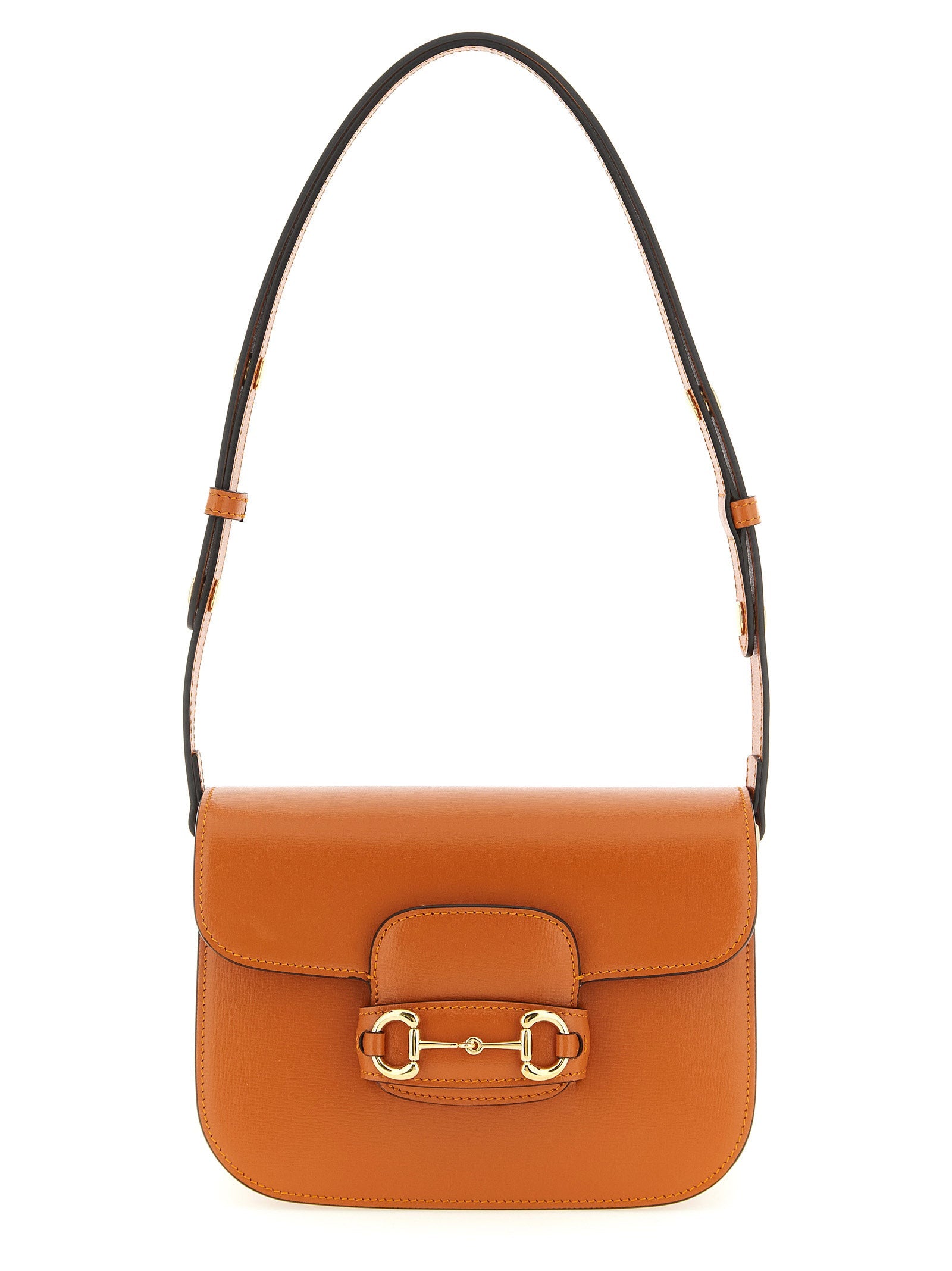 Gucci Orange Calfskin Shoulder Bag
