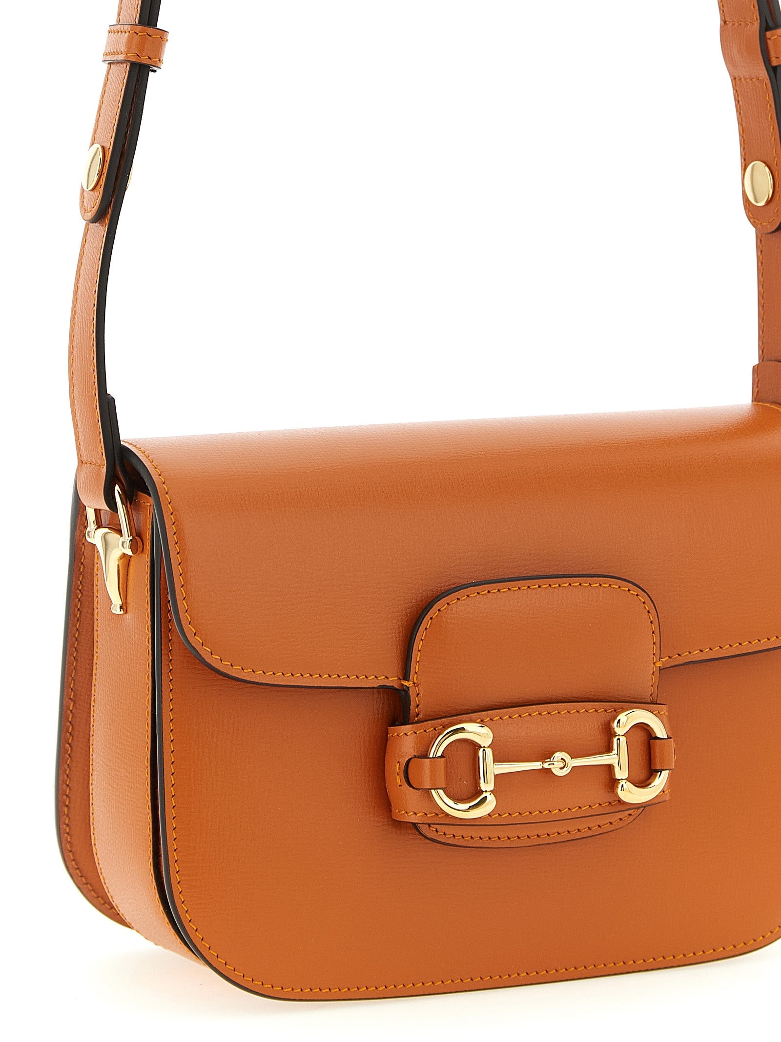 Gucci Orange Calfskin Shoulder Bag