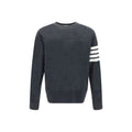 Thom Browne Gray Wool Oves Aries Sweatshirt