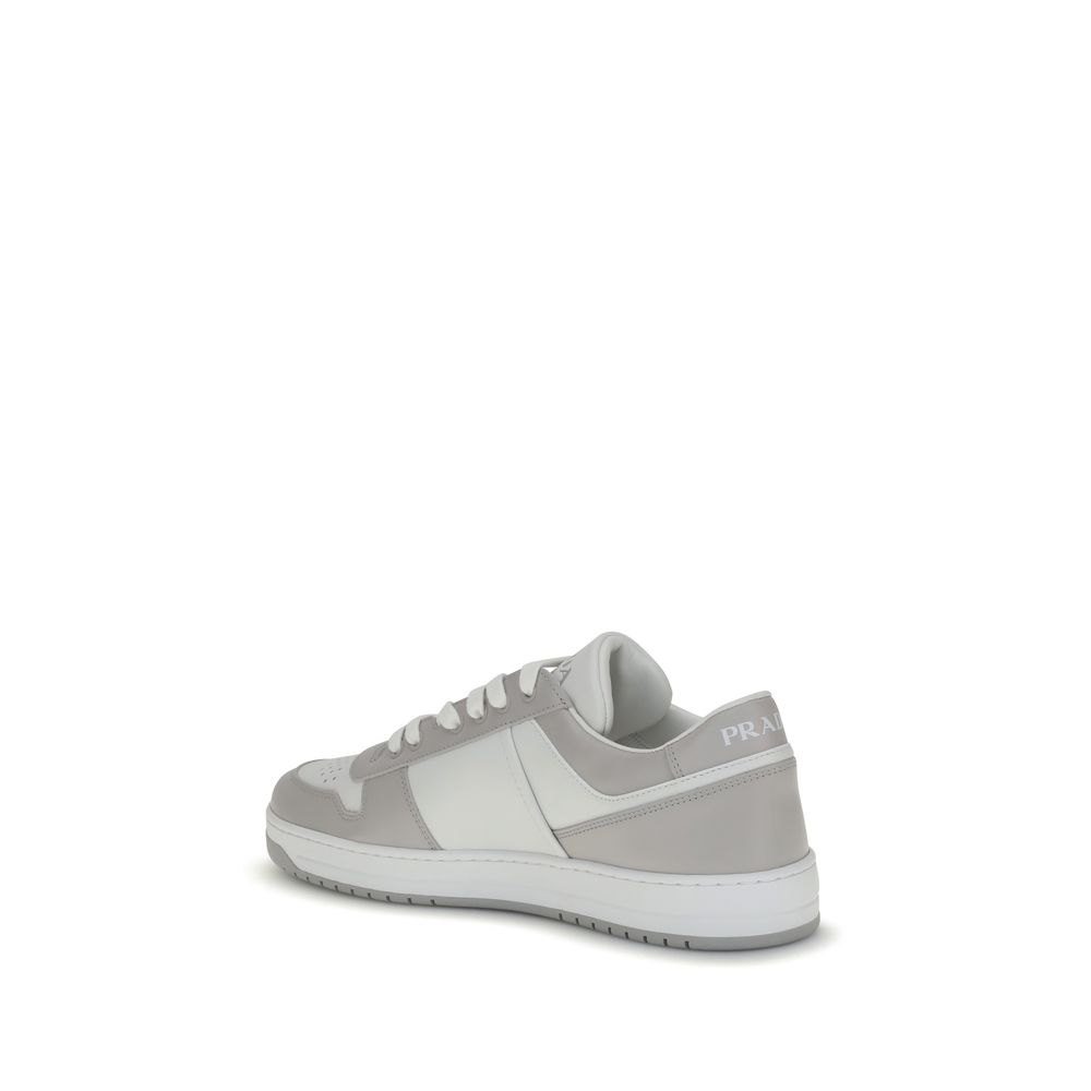 Prada Multicolor Calf Leather Bos Taurus Low Top Sneakers Prada