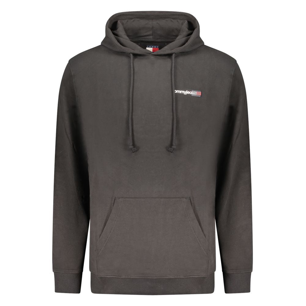 Tommy Hilfiger Black Cotton Men's Sweatshirt Tommy Hilfiger