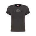Tommy Hilfiger Black Cotton Women's T-Shirt