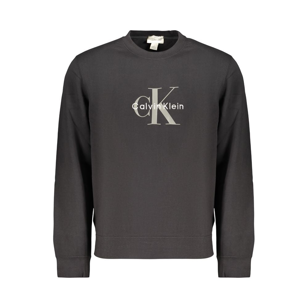 Calvin Klein Black Cotton Mens Sweatshirt