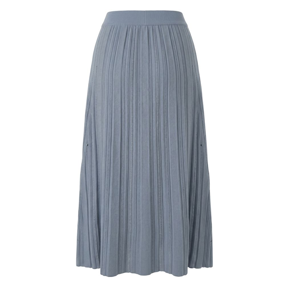 Malo Grey Cotton Women Skirt