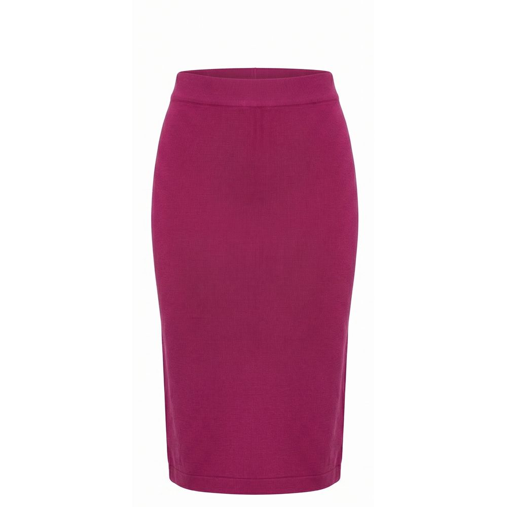 Malo Purple Cotton Women Skirt