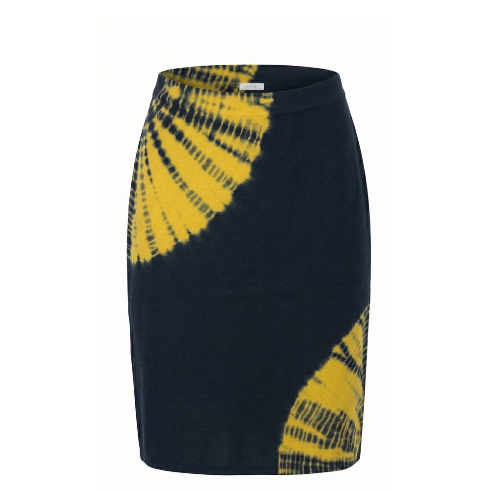 Malo Yellow Cotton Women Skirt