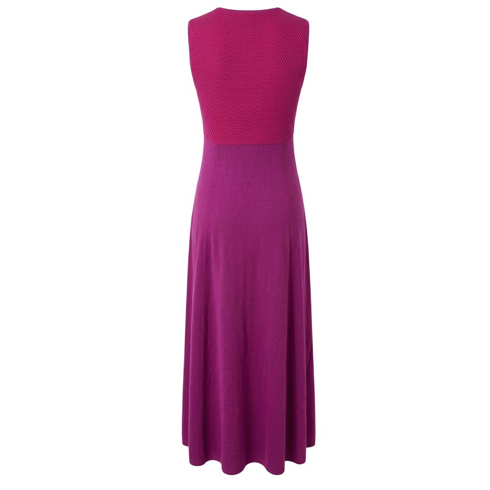 Malo Purple Silk Women Dress