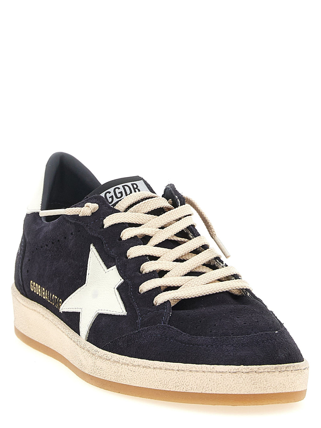 Golden Goose Blue Cowhide Low Top Sneakers Golden Goose