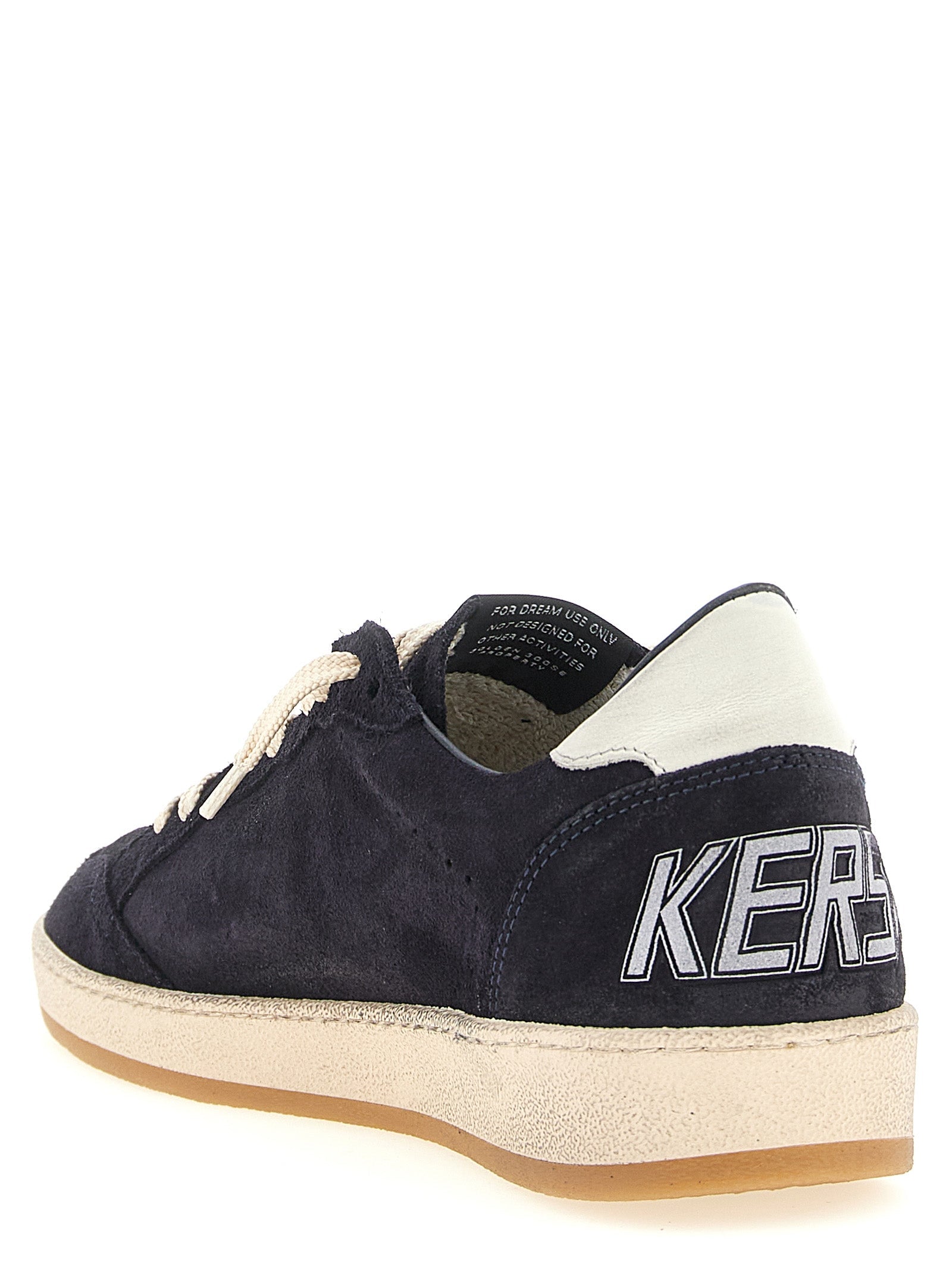Golden Goose Blue Cowhide Low Top Sneakers Golden Goose