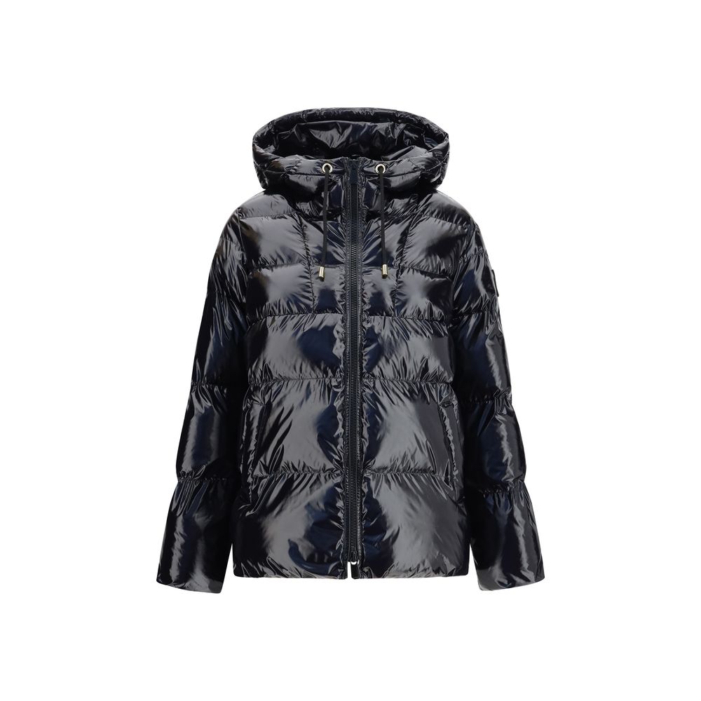 PINKO Black Polyamide Full-Length Jacket PINKO