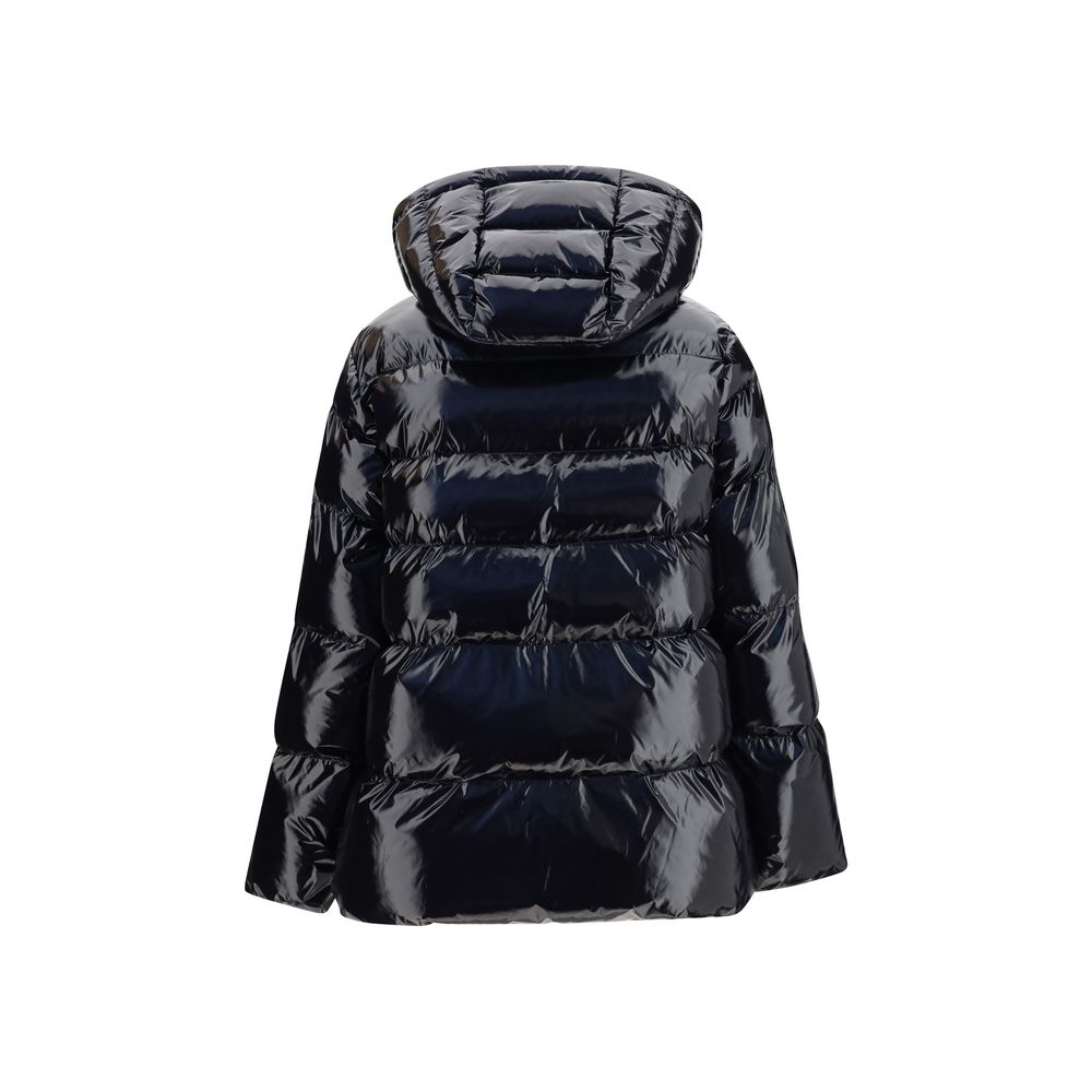 PINKO Black Polyamide Full-Length Jacket PINKO