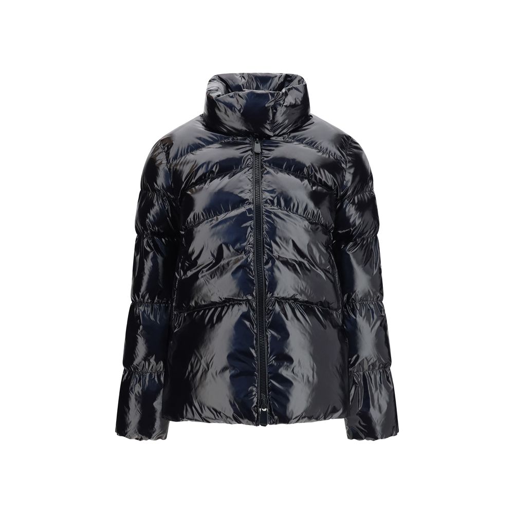 PINKO Black Polyamide Full-Length Jacket PINKO