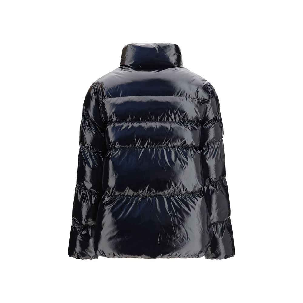 PINKO Black Polyamide Full-Length Jacket PINKO