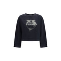 PINKO Black Cotton Sweatshirt PINKO