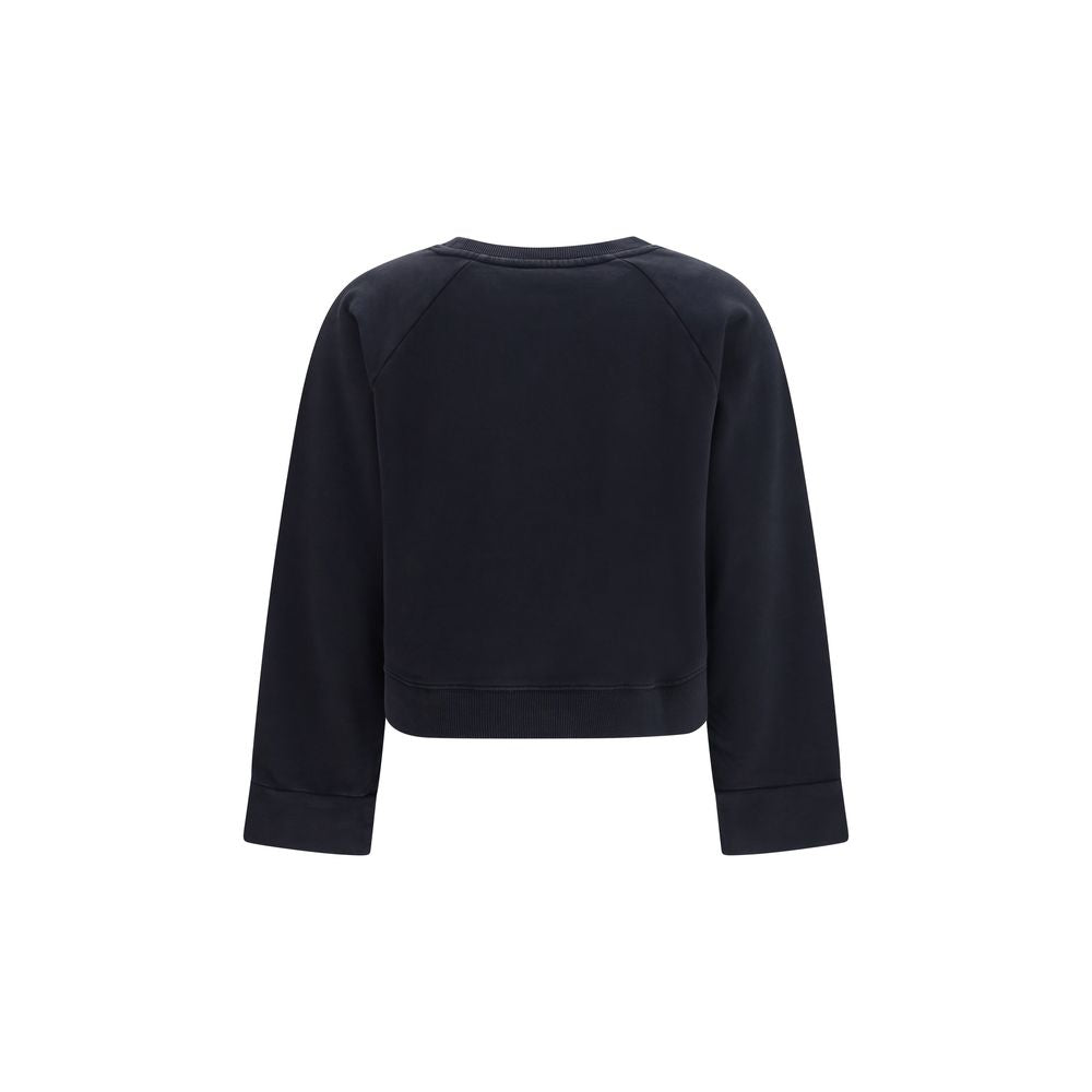 PINKO Black Cotton Sweatshirt PINKO