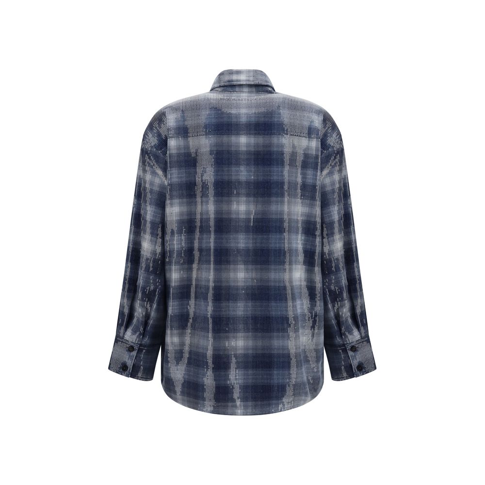PINKO Blue Polyester Pattern Shirt PINKO