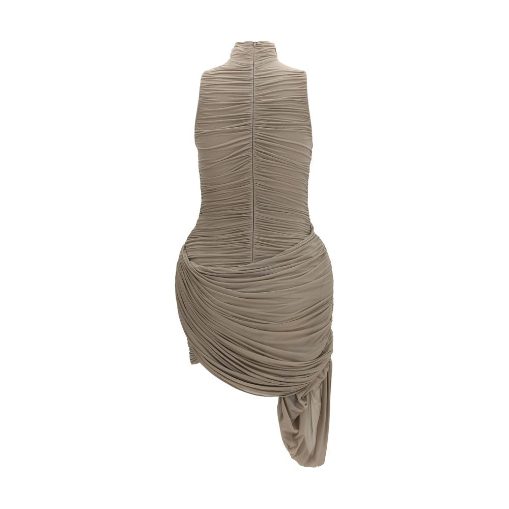 Magda Butrym Beige Copper Cocktail Dress