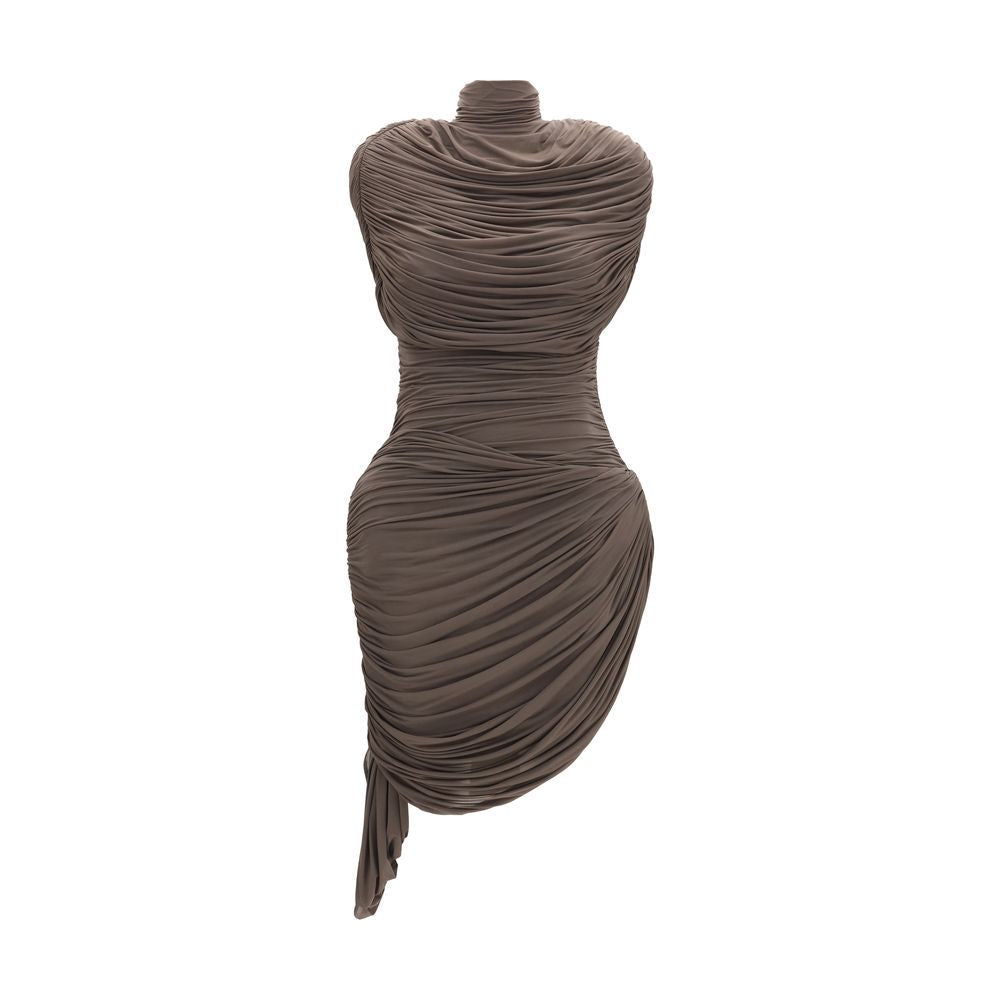 Magda Butrym Brown Copper Cocktail Dress