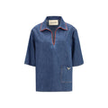 Valentino Garavani Blue Denim Shirt