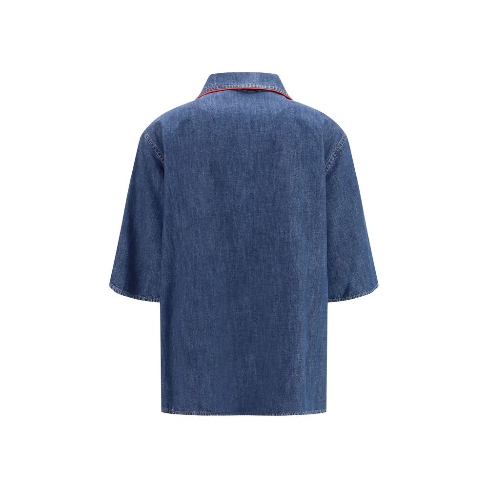 Valentino Garavani Blue Denim Shirt