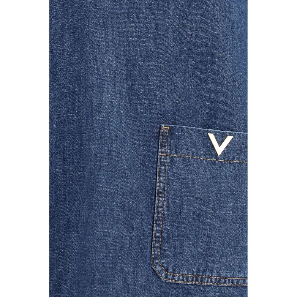 Valentino Garavani Blue Denim Shirt