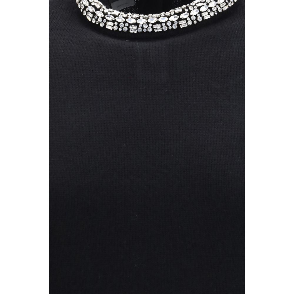 PINKO Black Wool Oves Aries Sweatshirt PINKO