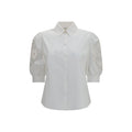 Valentino Garavani White Cotton Blouse Valentino Garavani