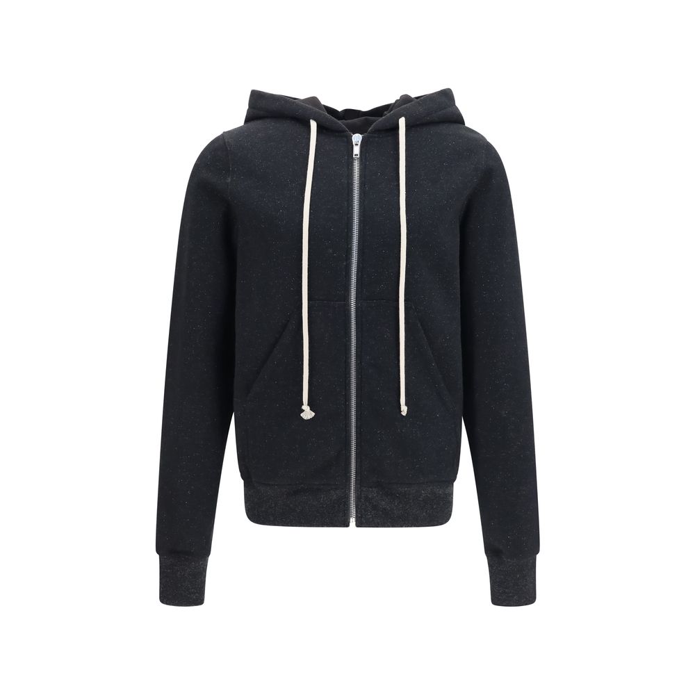 Rick Owens Black Cotton Sweatshirt