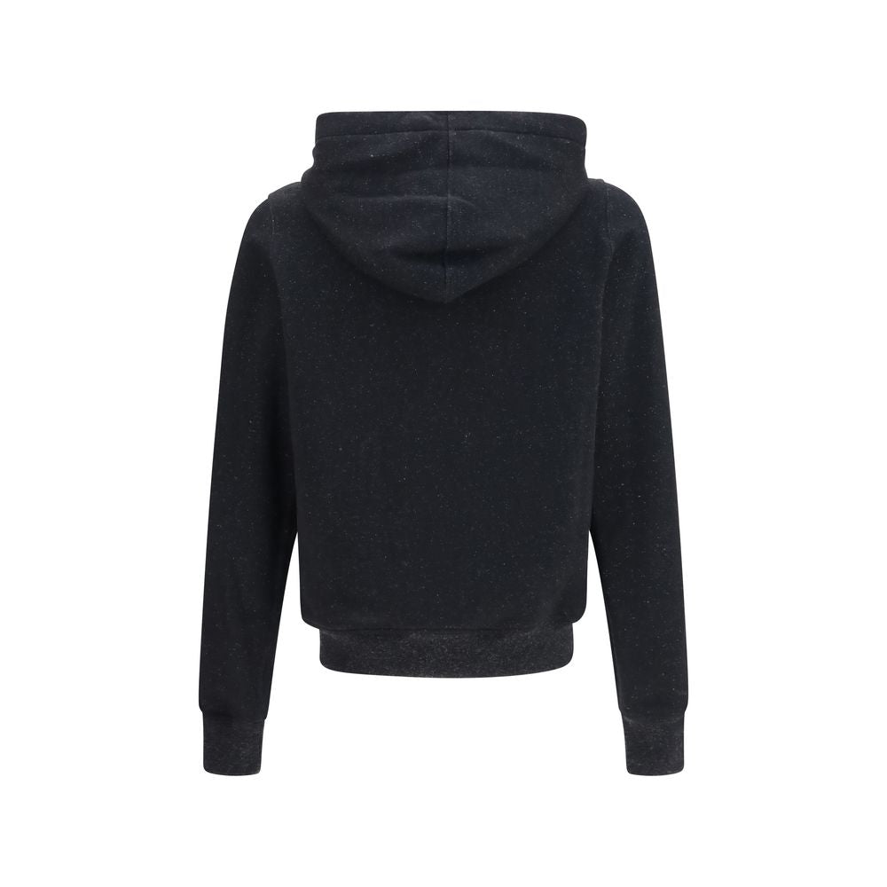 Rick Owens Black Cotton Sweatshirt
