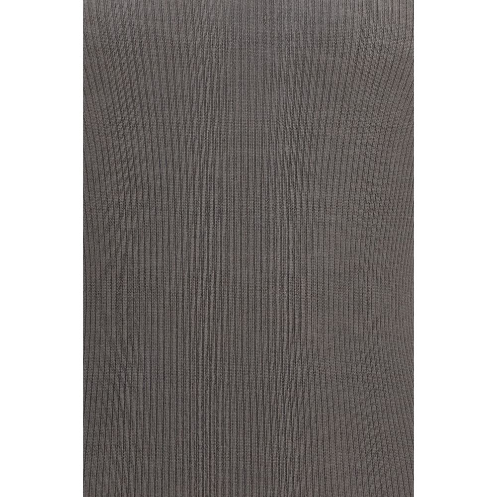 Rick Owens Gray Wool Oves Aries Sweatshirt