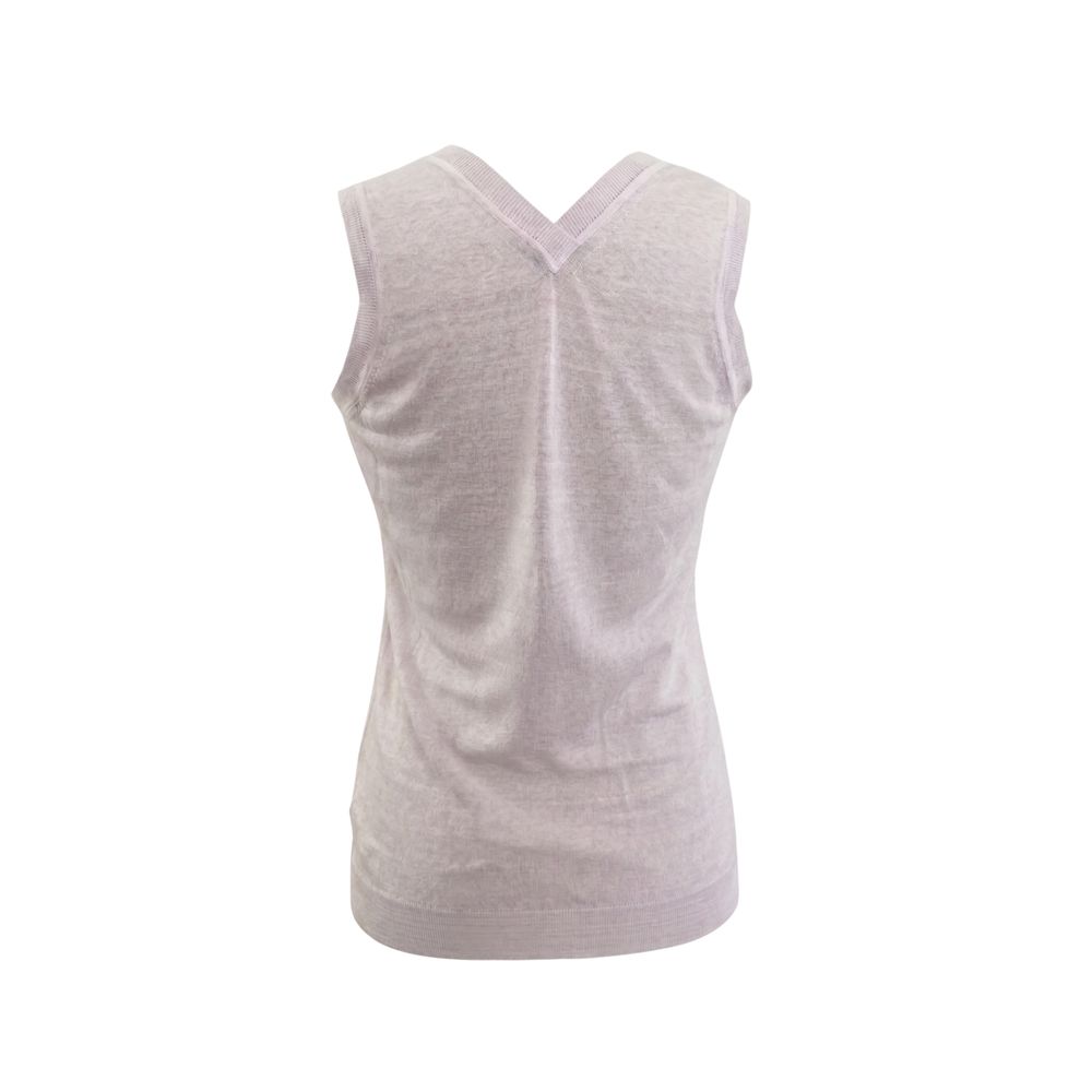 Malo Pink Linen Women Tank