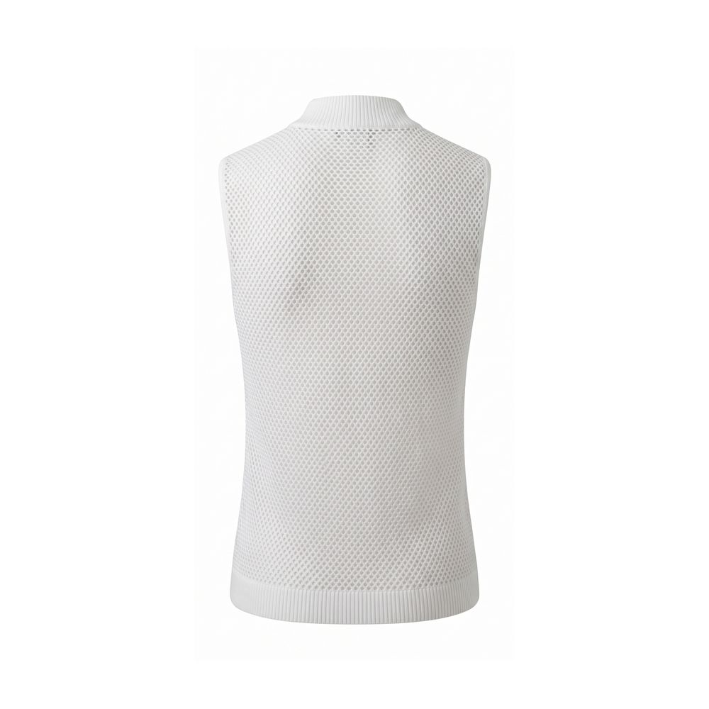 Malo White Silk Women Sweater