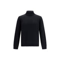 Roberto Collina Black Wool Oves Aries Turtleneck Roberto Collina