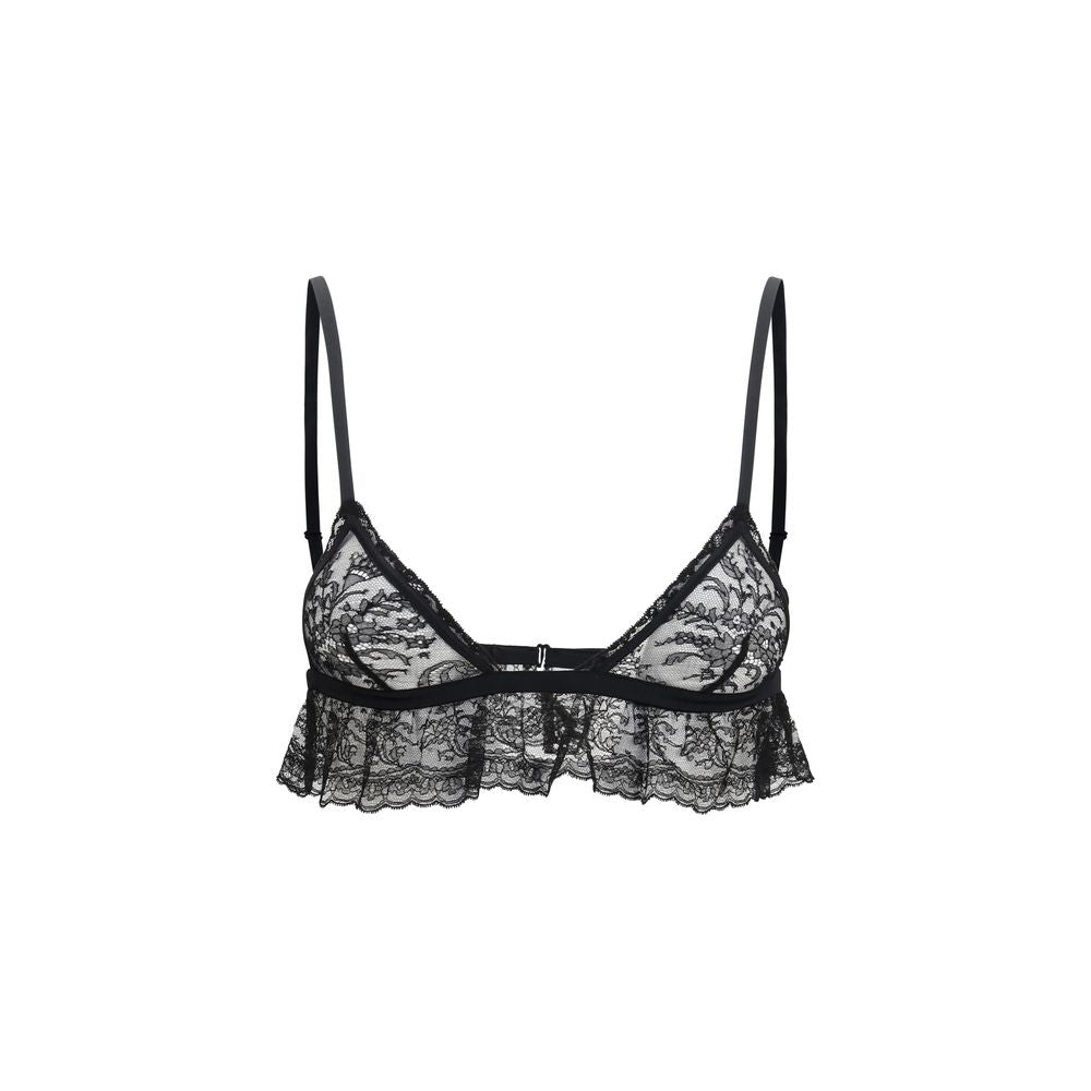 Dolce & Gabbana Black Cotton Bra
