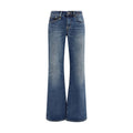 R13 Blue Cotton Straight-Leg Jeans