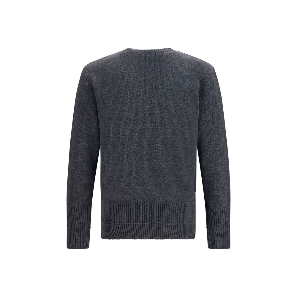 MM6 Gray Wool Oves Aries Sweatshirt