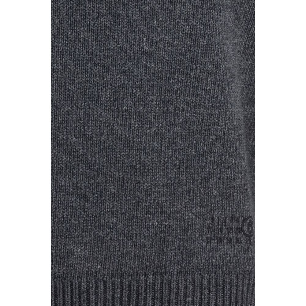 MM6 Gray Wool Oves Aries Sweatshirt