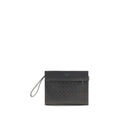 Ferragamo Black Calf Leather Bos Taurus Shoulder Bag Ferragamo