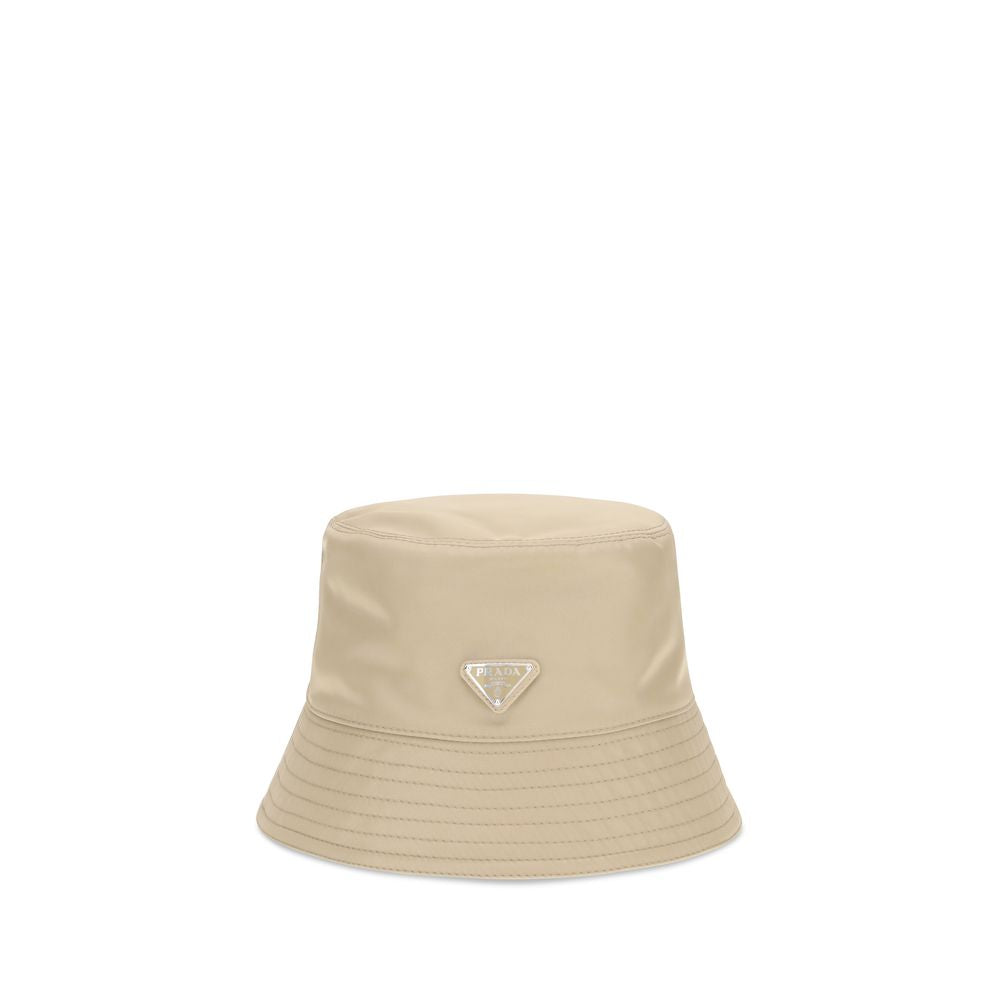 Prada Beige Polyamide Bucket Hat Prada